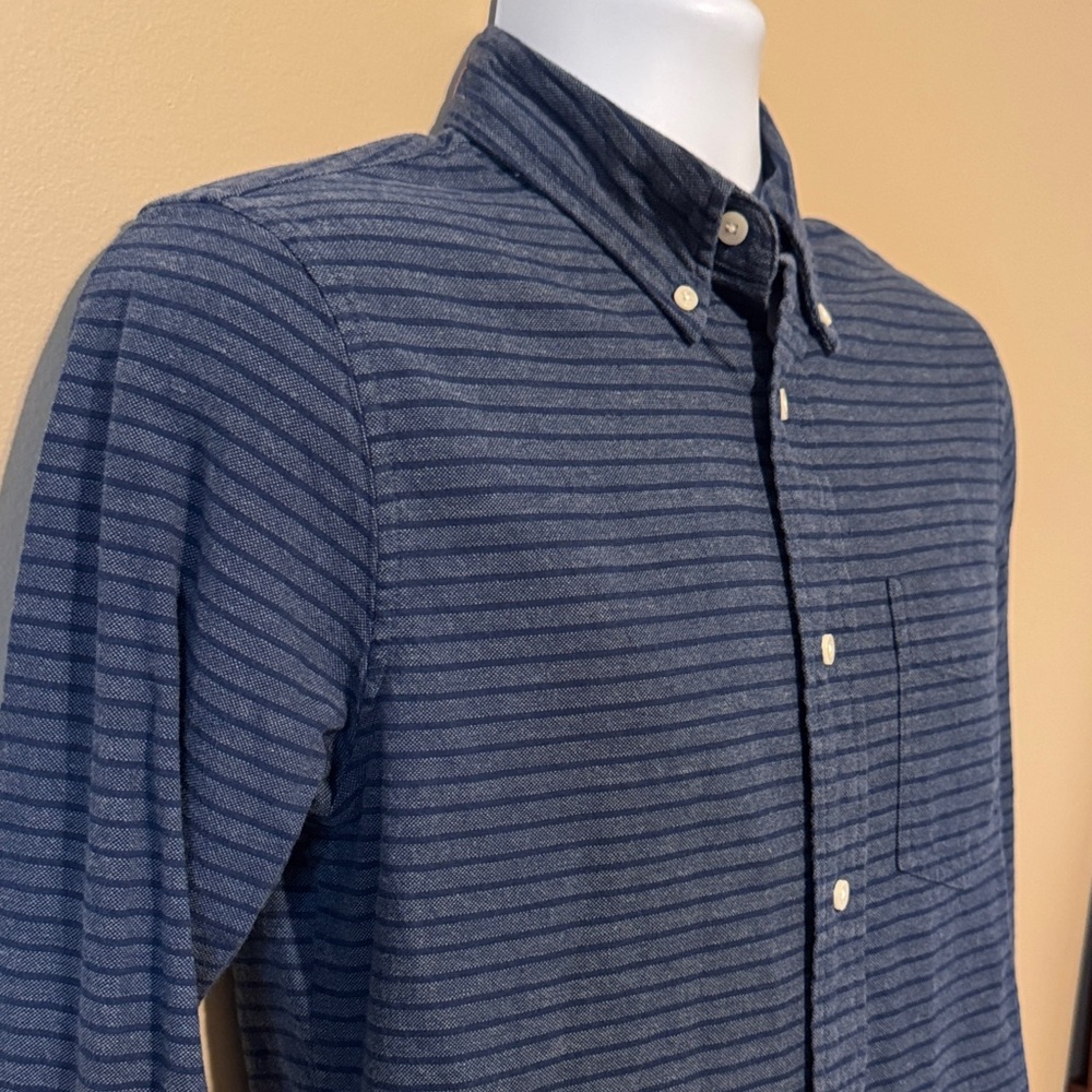 Jack Spade Navy Striped Button Down Shirt